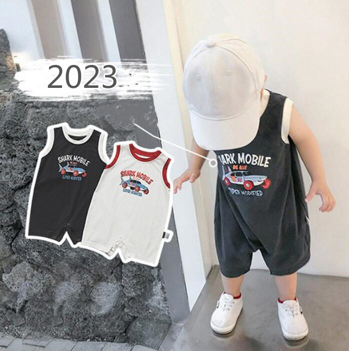 子供服★ロンパース★連体服★韓国風子供服★ベビー★袖なし★2色★73-100CM