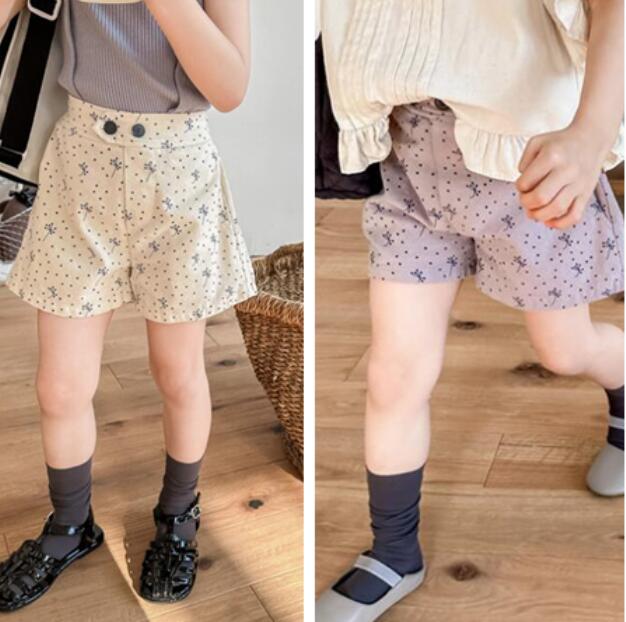 子供服★ボトムス★ショートパンツ★韓国風子供服★キッズ女の子★2色★80-130CM