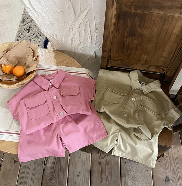 2023★春夏新作★韓国風子供服★トップス+ズボン2セット★2色90-140CM