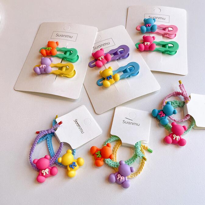 髪飾り★まとめ髪用★ヘアアクセサリー★子供用★キッズ女の子★ヘアピン★ヘアゴム★多色