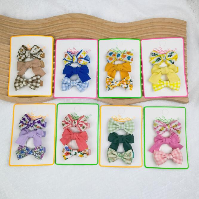 髪飾り★まとめ髪用★ヘアアクセサリー★子供用★キッズ女の子★ヘアピン★3枚入り★多色