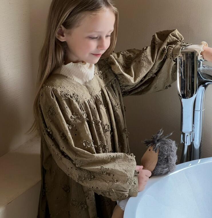 2023秋新作★子供服　ワンピース★90-130cm★