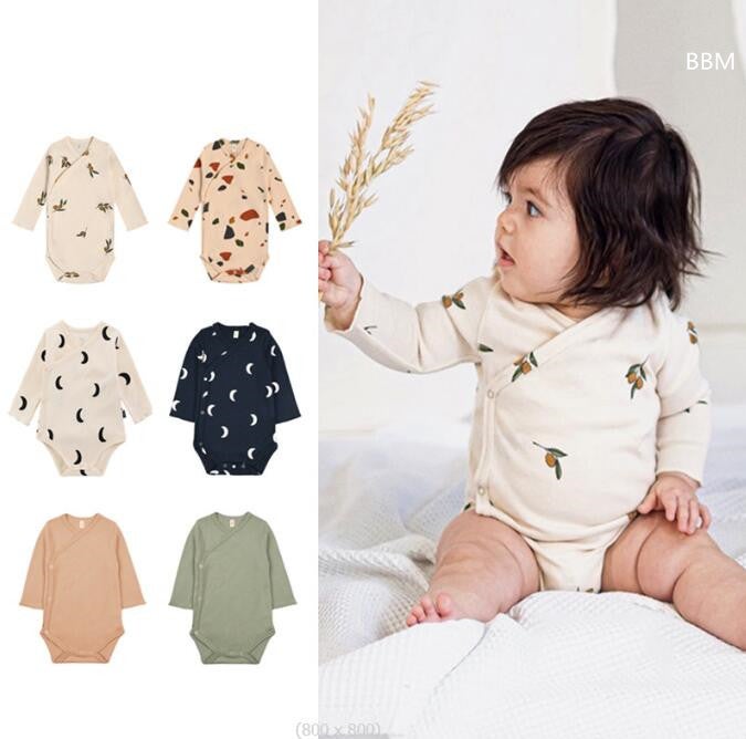 2023★春秋新作★韓国風ベビー服★ロンパース★4色66-90CM