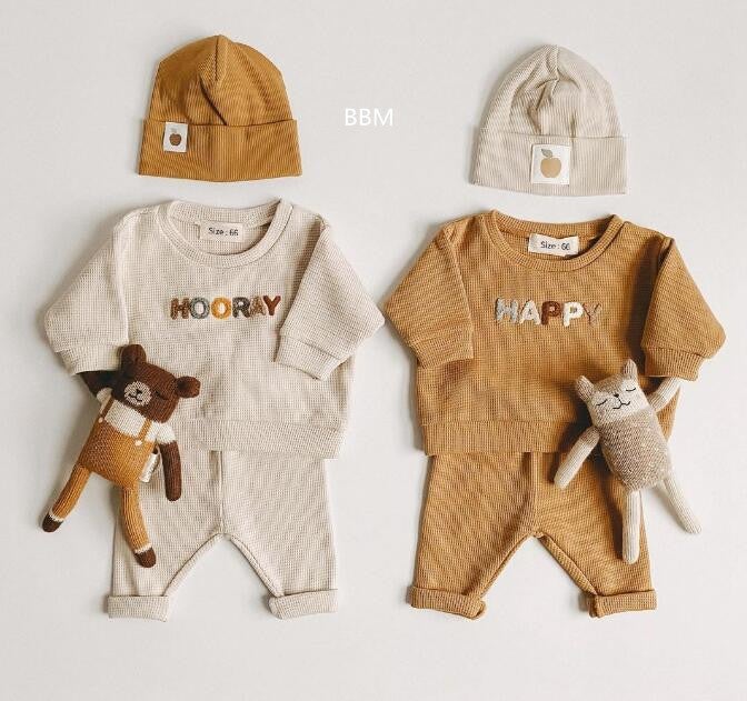 2023★春秋新作★韓国風子供服★トップス+ズボン2セット★2色73-120CM