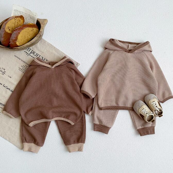 子供服★トップス+ズボン★セットアップ★韓国風子供服★ベビー★男女兼用★2色★73-100CM