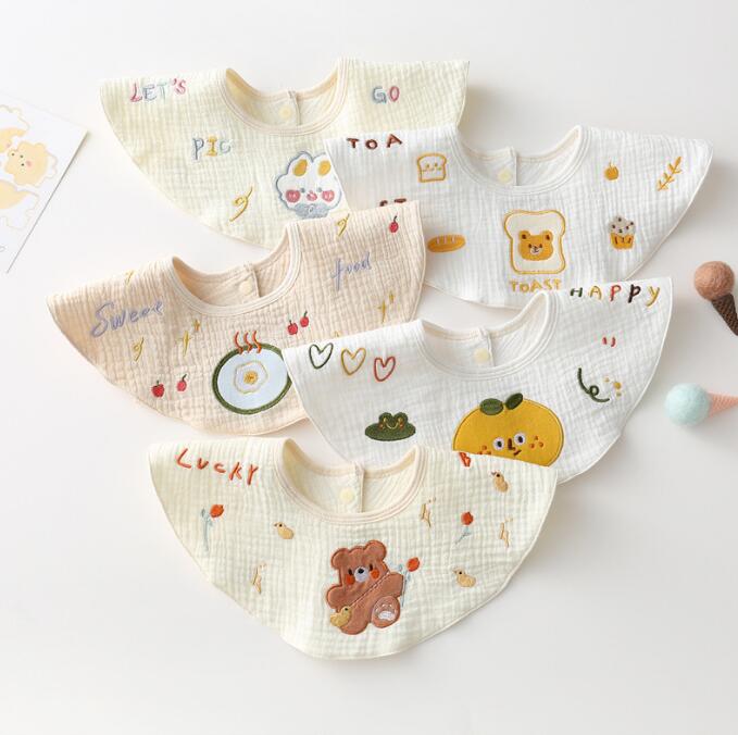 よだれかけ★子供用★涎掛け★ベビー向け★赤ちゃん用★韓国風★可愛い★5色