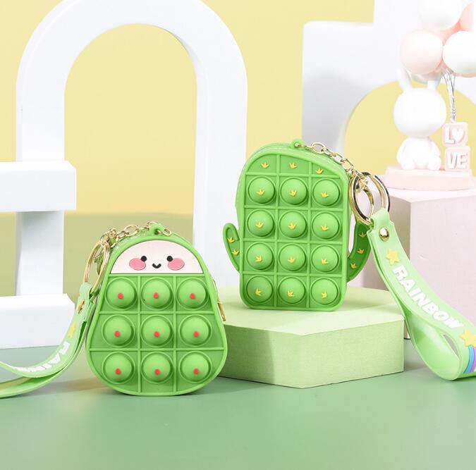 キーホルダー★キーリング★バッグチャーム★ペンダント★ストレス解消★ミニバッグ★3色