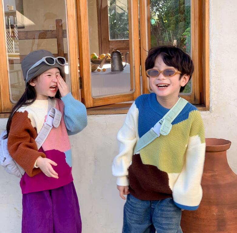 2023秋新品m★子供服　セーター★90-150cm★2色