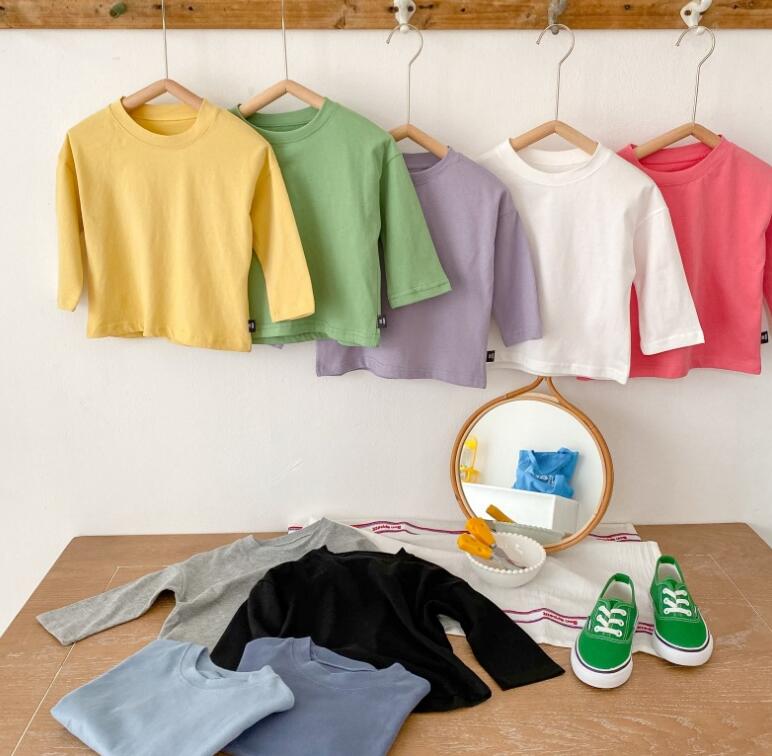 2023秋新品★子供服　長袖トップス★90-140cm★9色