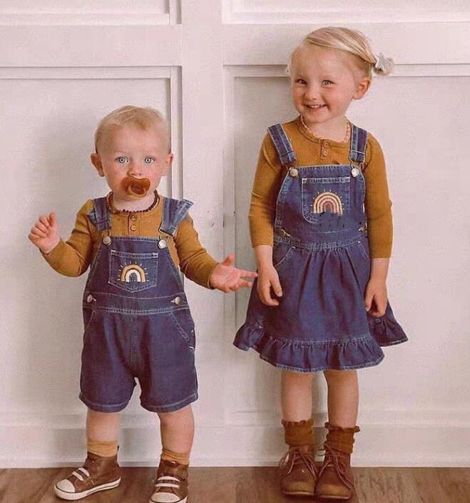 2023★春秋新作★韓国風子供服★サロペット★ワンピース