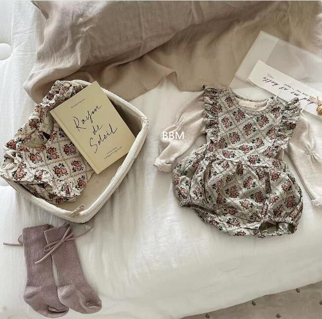 2023★春秋新作★韓国風ベビー服★トップス★サロペット★分けて販売★4色66-90CM