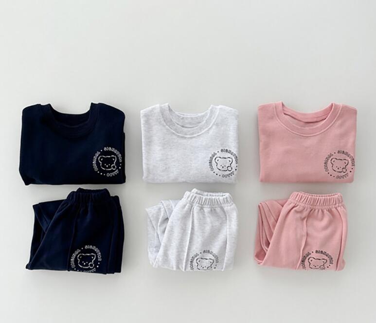 2023秋新品★子供服　トップス+ズボン　セット★73-100cm★3色