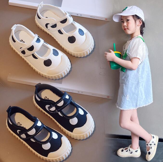 キッズ★靴★子供靴★キッズ★男の子　女の子★ズック靴★水玉★カジュアル★2色★21-32#