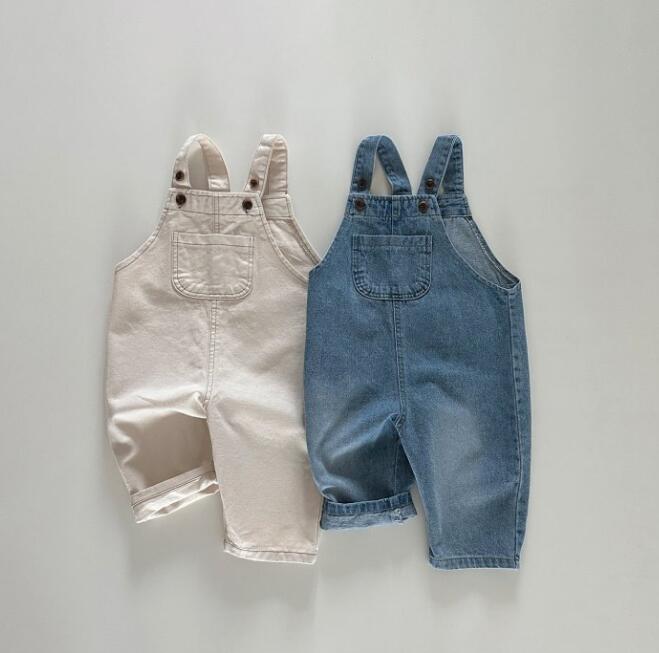 子供服★サロペット★連体服★韓国風子供服★キッズ★男女兼用★デニム★2色★80-130CM