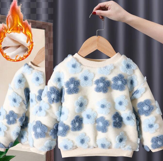 子供服★トップス★パーカー★裏起毛★韓国風子供服★キッズ女の子★80-130CM