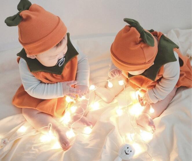 2023★韓国風ベビー服★ロンパース+帽子★ハロウィン★66-90CM