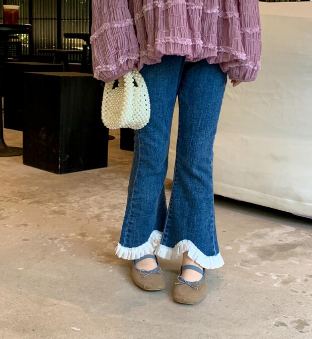 2023★春秋新作★韓国風子供服★ジーンズ★90-150CM