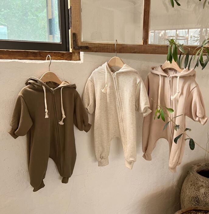 2023★春秋新作★韓国風子供服★ロンパース★3色66-100CM