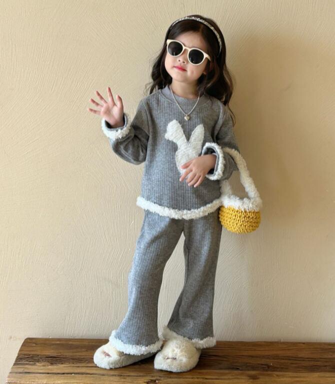 2023秋新品★子供服　トップス+ズボン　セット★90-140cm★