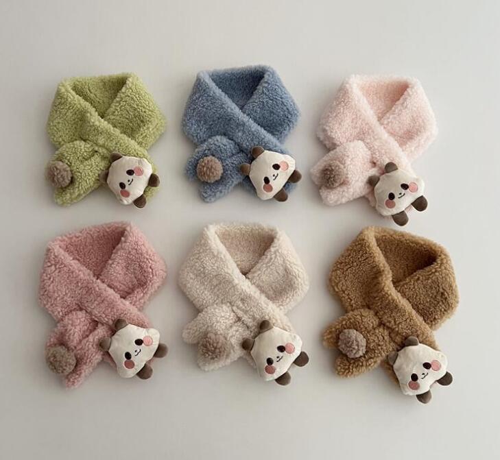 2023新品★子供用★快適マフラー　ニット★7色選べ