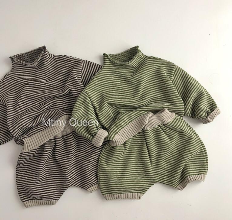 2023秋新作★キッズ服　セーター&ズボン分けて販売★80-130★2色