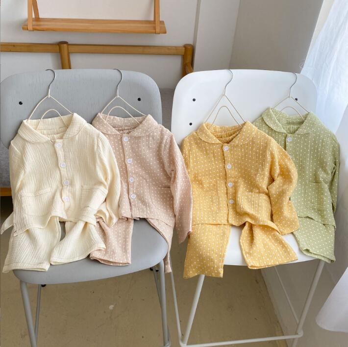 2023★春秋新作★韓国風子供服★トップス+ズボン★ルームウェア★寝巻き★4色90-130CM