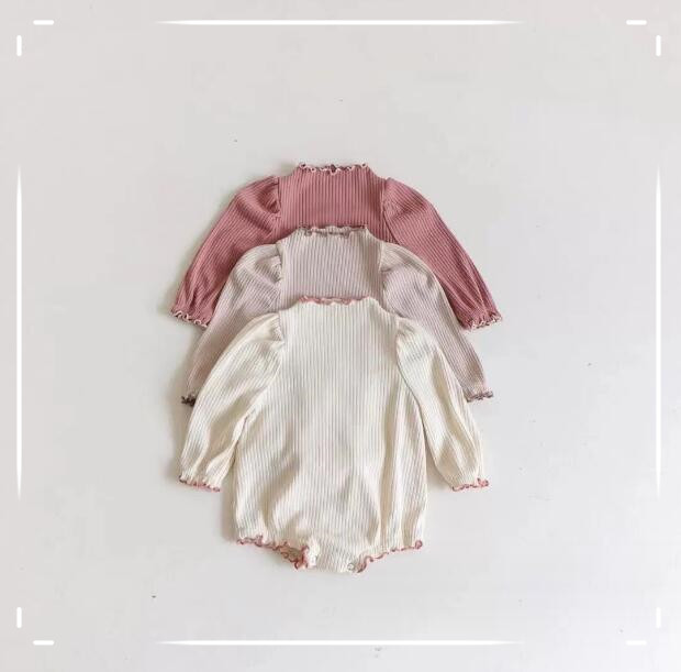 「2023秋」子供服★ロンパース★連体服★韓国風子供服★ベビー★シンプル★2色★66-90CM