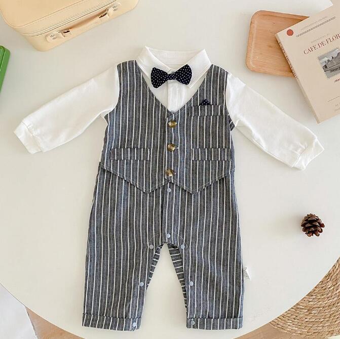 「2023秋」子供服★ロンパース★連体服★韓国風子供服★ベビー★長袖★格好いい★66-90CM