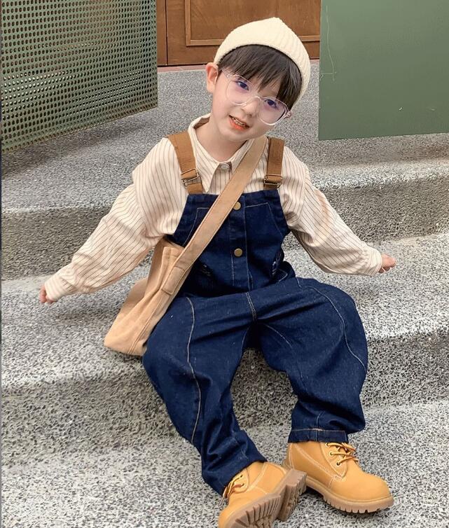 2023★春秋新作★韓国風子供服★トップス+サロペット2セット★90-140CM