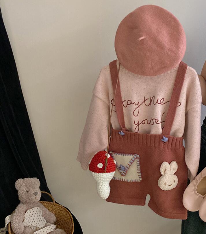 2023秋冬★子供服　セーター&サロペットズボン分けて販売★90-140cm★