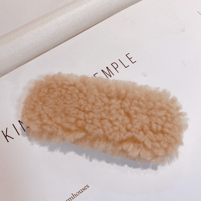 ロリータ ヘアオーナメント レディース ガールズ冬 ヘアピン ヘアクリップ 秋冬新作 ボア シンプル 9色