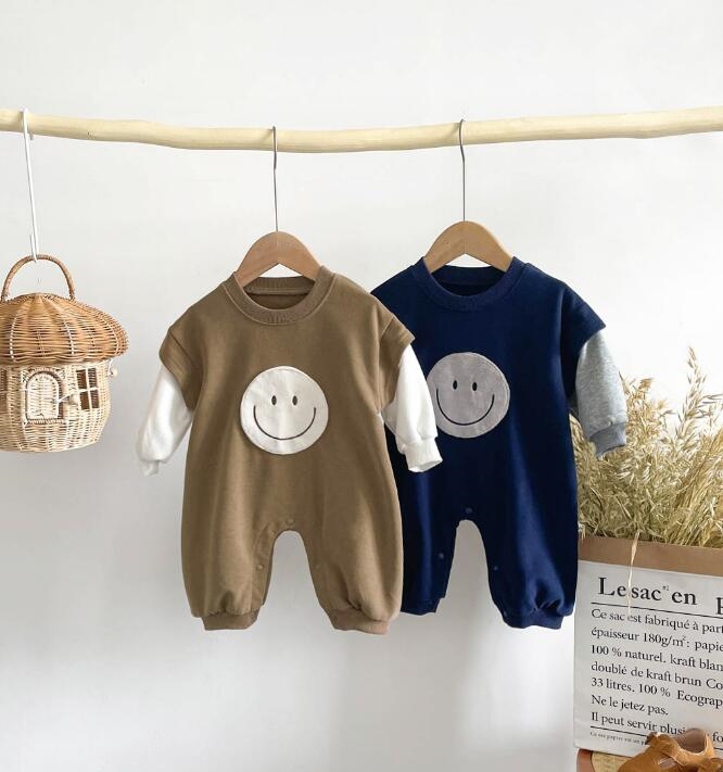 2023★春秋新作★韓国風子供服★ロンパース★2色66-90CM