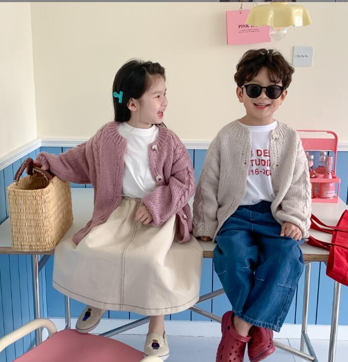 2023★春秋新作★韓国風子供服★カーディガン★3色90-140CM