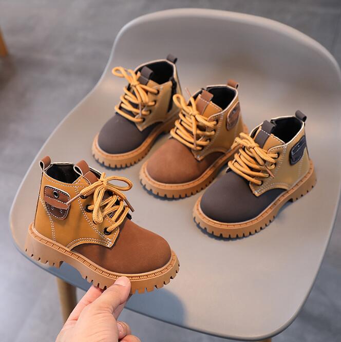「2023秋」靴★子供靴★キッズ靴★シューズ★男女兼用★ショートブーツ★2色「21-30#」