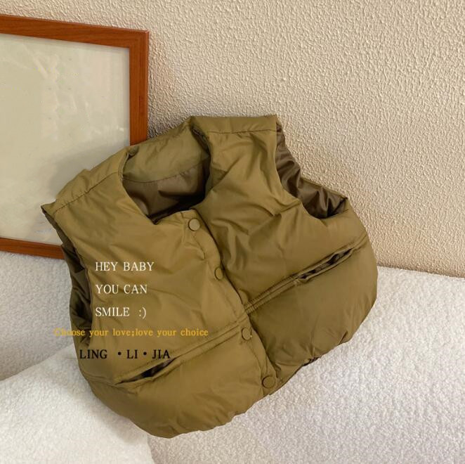 子供服★トップス★ベスト★チョッキ★韓国風子供服★キッズ★男女兼用★2色★80-130CM