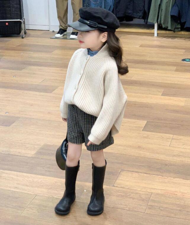 2023秋冬★子供服　カーディガン&ズボン分けて販売★90-140cm★