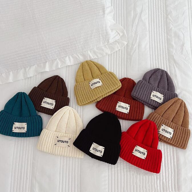 子供用★帽子★キッズ★男女兼用★暖かい★防寒★カジュアル★ニット帽子★9色