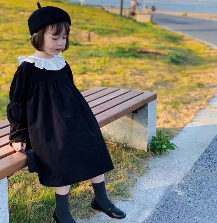 2023★春秋新作★韓国風子供服★ワンピース★コーデュロイ★90-140CM