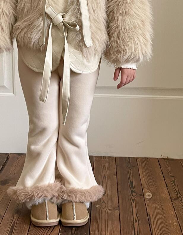 2023秋冬★キッズ服　厚手ズボン★80-130★2色