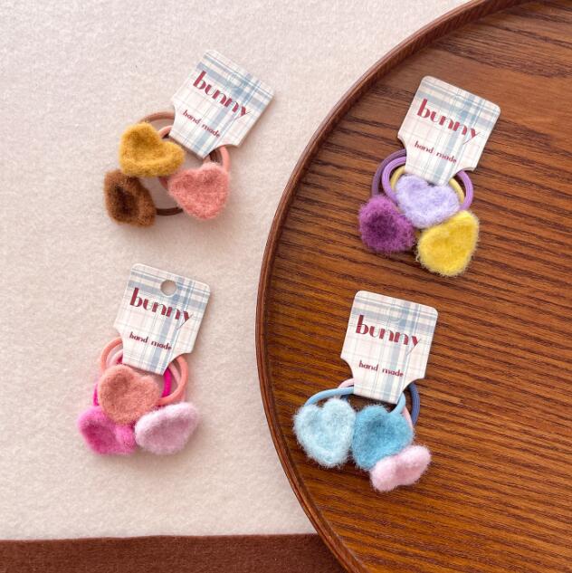 髪飾り★まとめ髪用★ヘアアクセサリー★子供用★キッズ★ヘアゴム★3枚入り★可愛い★多色