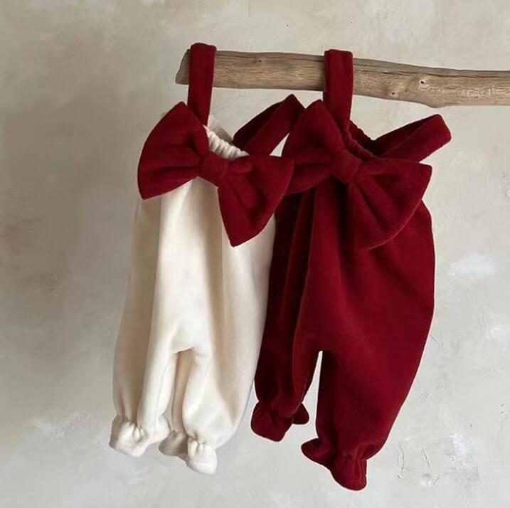 2023新クリスマス服★ベビー服　サロペット★66-100cm★2色