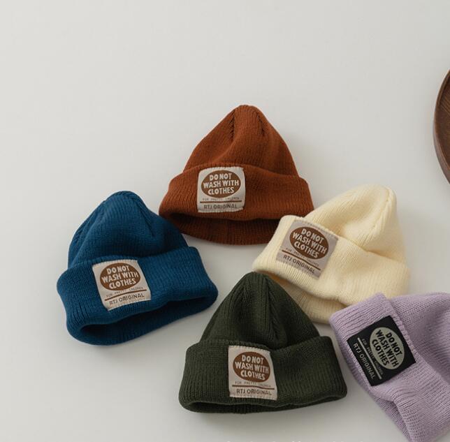 2023秋冬新品★子供用★帽子　ニットハット★8色選べ