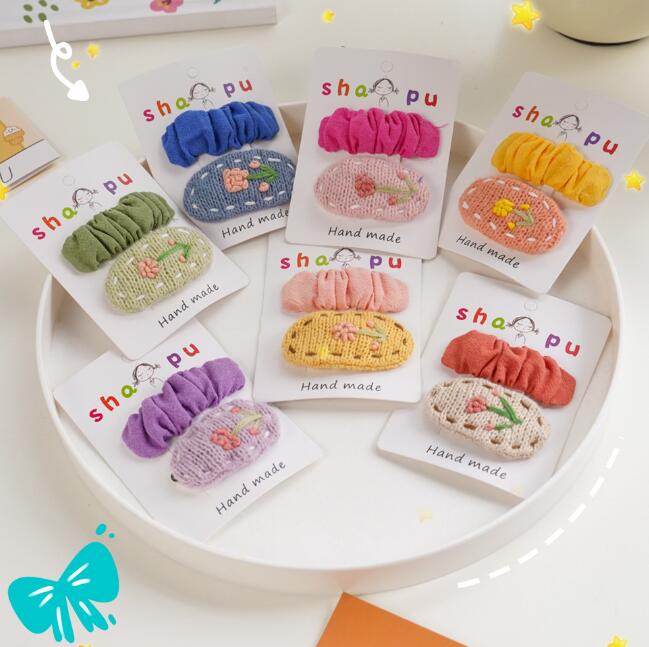 髪飾り★まとめ髪用★ヘアアクセサリー★子供用★ヘアピン★2枚入り★可愛い★多色