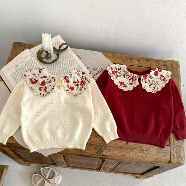 子供服★カシュクール★トップス★ニット★韓国風子供服★ベビー★2色★66-100CM