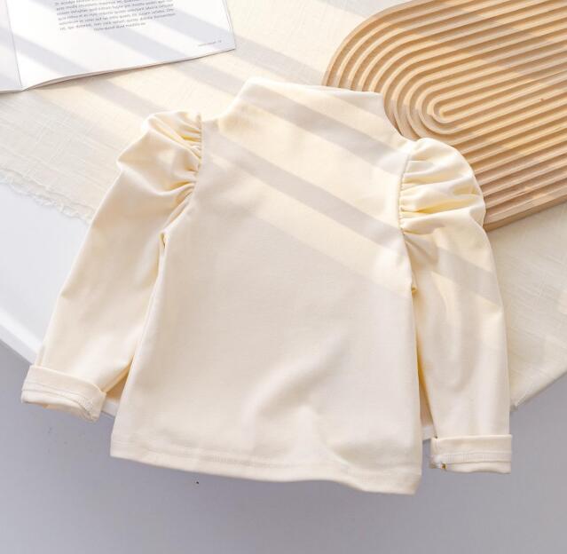 子供服★トップス★カシュクール★Tシャツ★韓国風子供服★キッズ★無地★3色★80-130CM