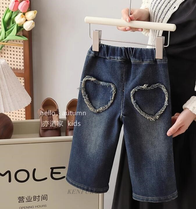 2023冬★子供服　厚手デニムズボン★80-140cm★