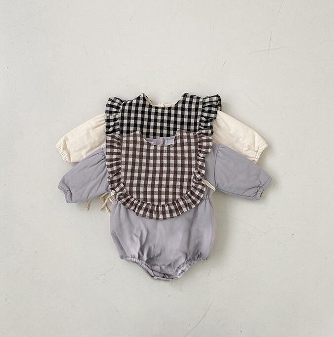 2023★秋冬新作★韓国風子供服★ロンパース★厚手★涎掛け★66-90CM