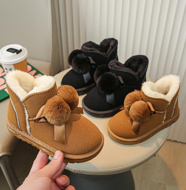 靴★子供靴★シューズ★キッズ★ショートブーツ★スノーブーツ★裏起毛★2色★26-36#