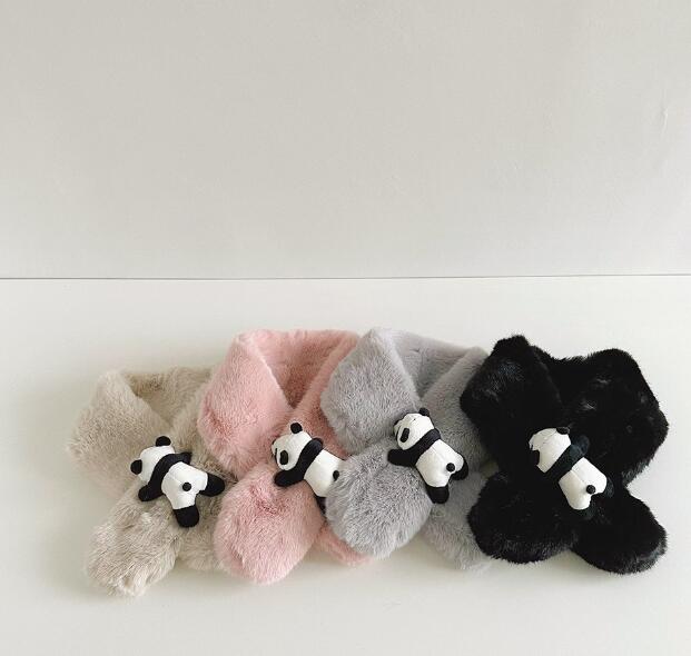 子供用★マフラー★防寒★襟巻き★ネックウォーマー★キッズ★男女兼用★暖かい★パンダ★4色