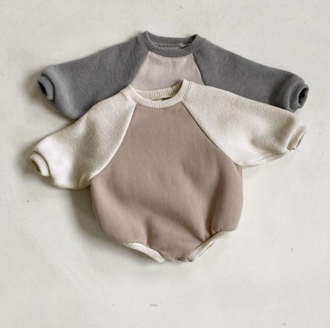 子供服★ロンパース★連体服★長袖★韓国風子供服★ベビー★男女兼用★2色★65-90CM